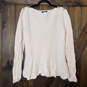Lauren Ralph Lauren Pullover Rib Knit Sweater